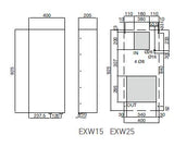 Cosmotec EXW25 Air to Water Indoor Heat Exchanger
