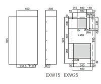 Cosmotec EXW25 Air to Water Indoor Heat Exchanger