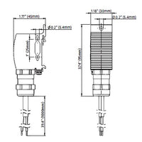 Black on white technical diagram with dimensions.