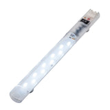 T8 LED tube light on a white background