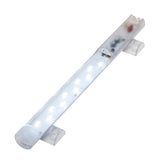 T8 LED tube light on a white background