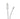 Medical cable with connector on a white background