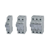 DIN Rail Fuse Holder 1-3 Pole 50A 600V 14x51mm Fuse