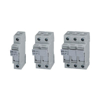 DIN Rail Fuse Holder 1-3 Pole 50A 600V 14x51mm Fuse