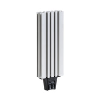 Vertical heater with a white and black design on a white background