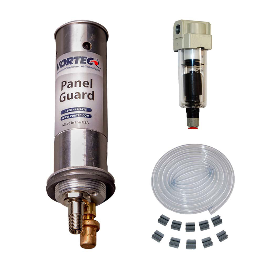 Vortec Panel Guard with accessories on a white background.