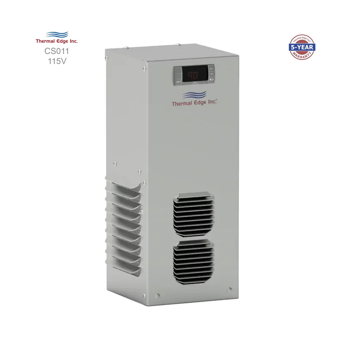 Thermal Edge Inc. air conditioner on a white background.