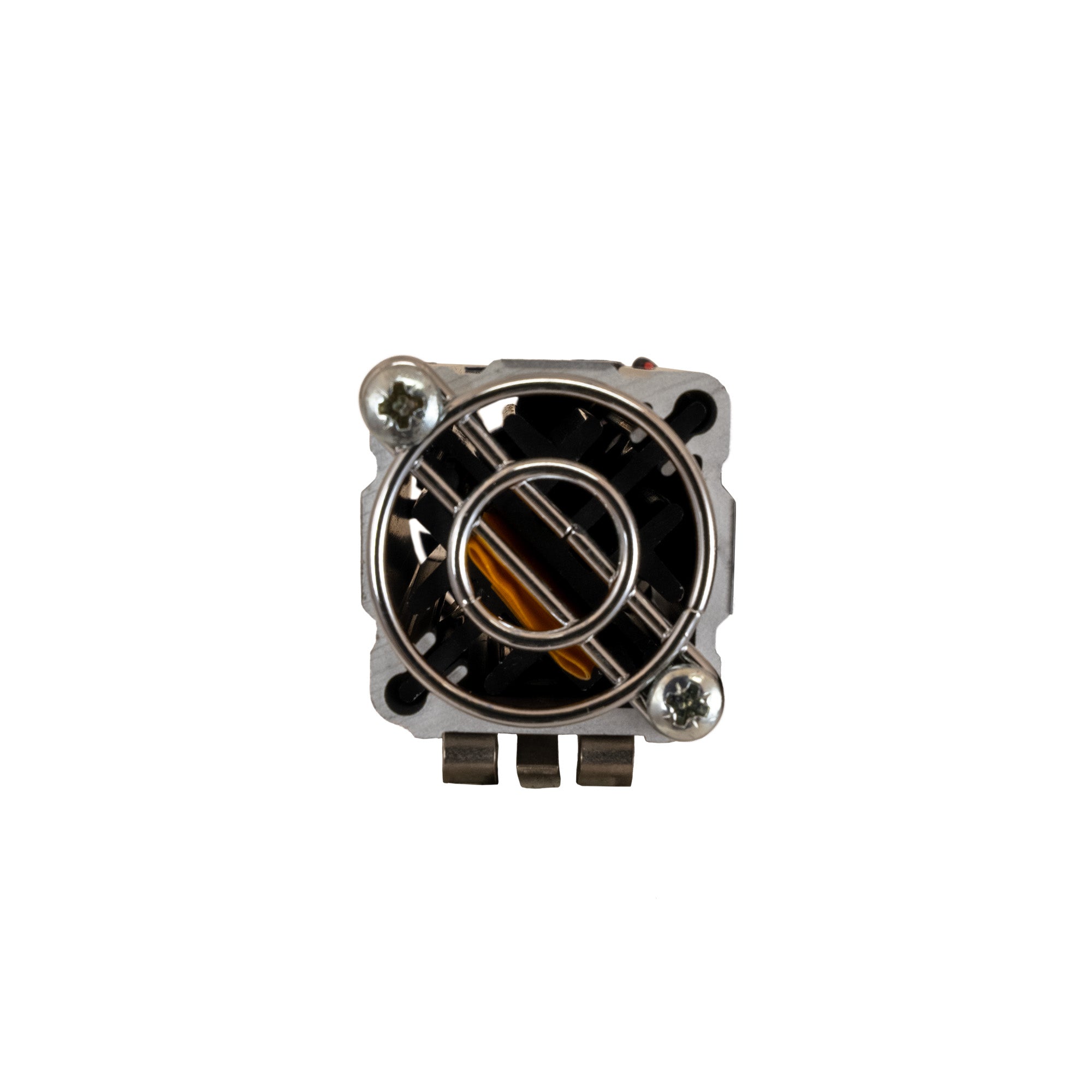 Electrical heater on a white background.