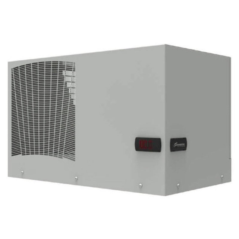 Commercial air conditioning unit on a white background