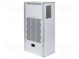 Tall white air purifier on a white background