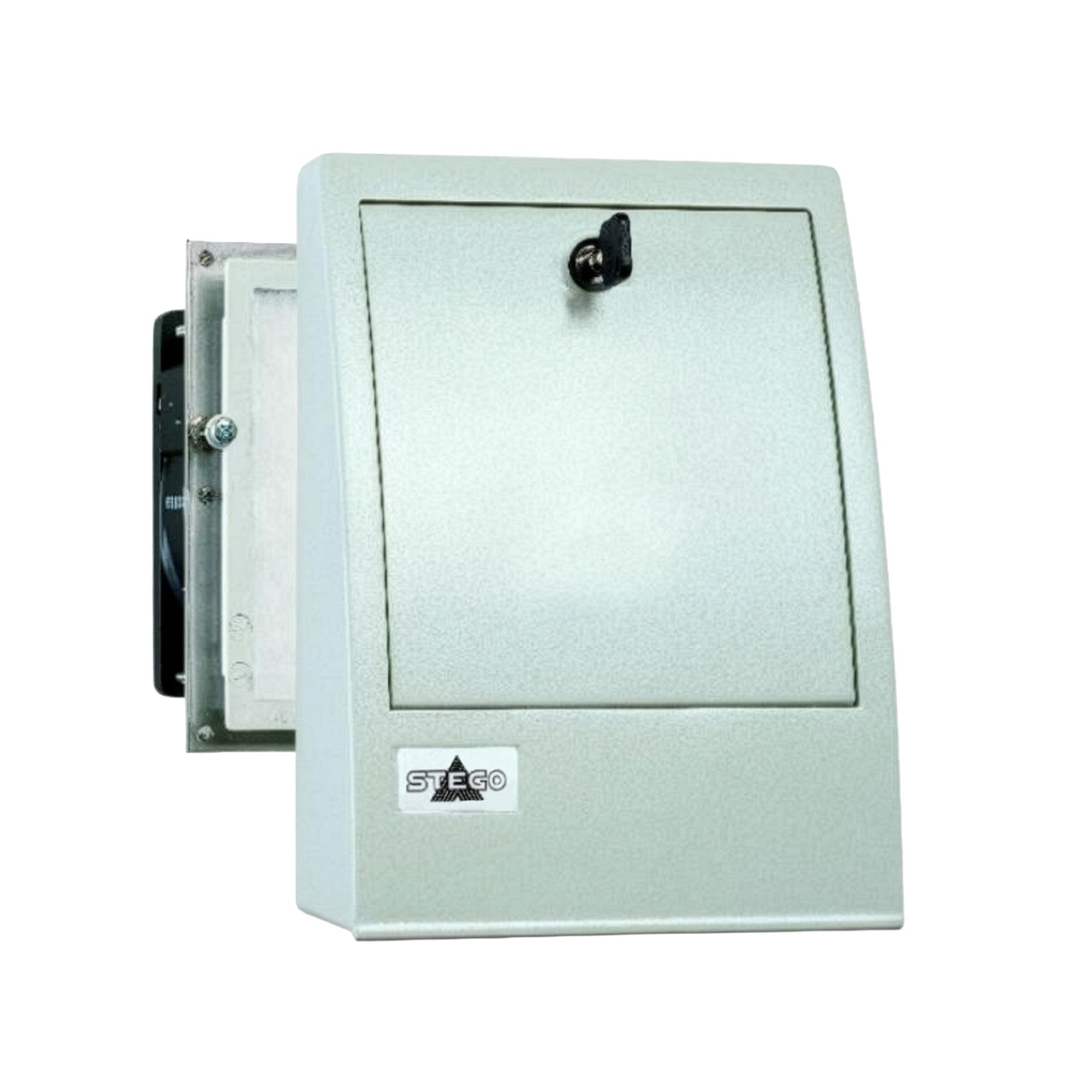 Outdoor Enclosure Filter Fan Lockable Door Weather Resistant 14 CFM