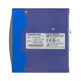 Blue electronic device with Genesis Automation label on a white background