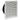 White vent with black interior on a white background.
