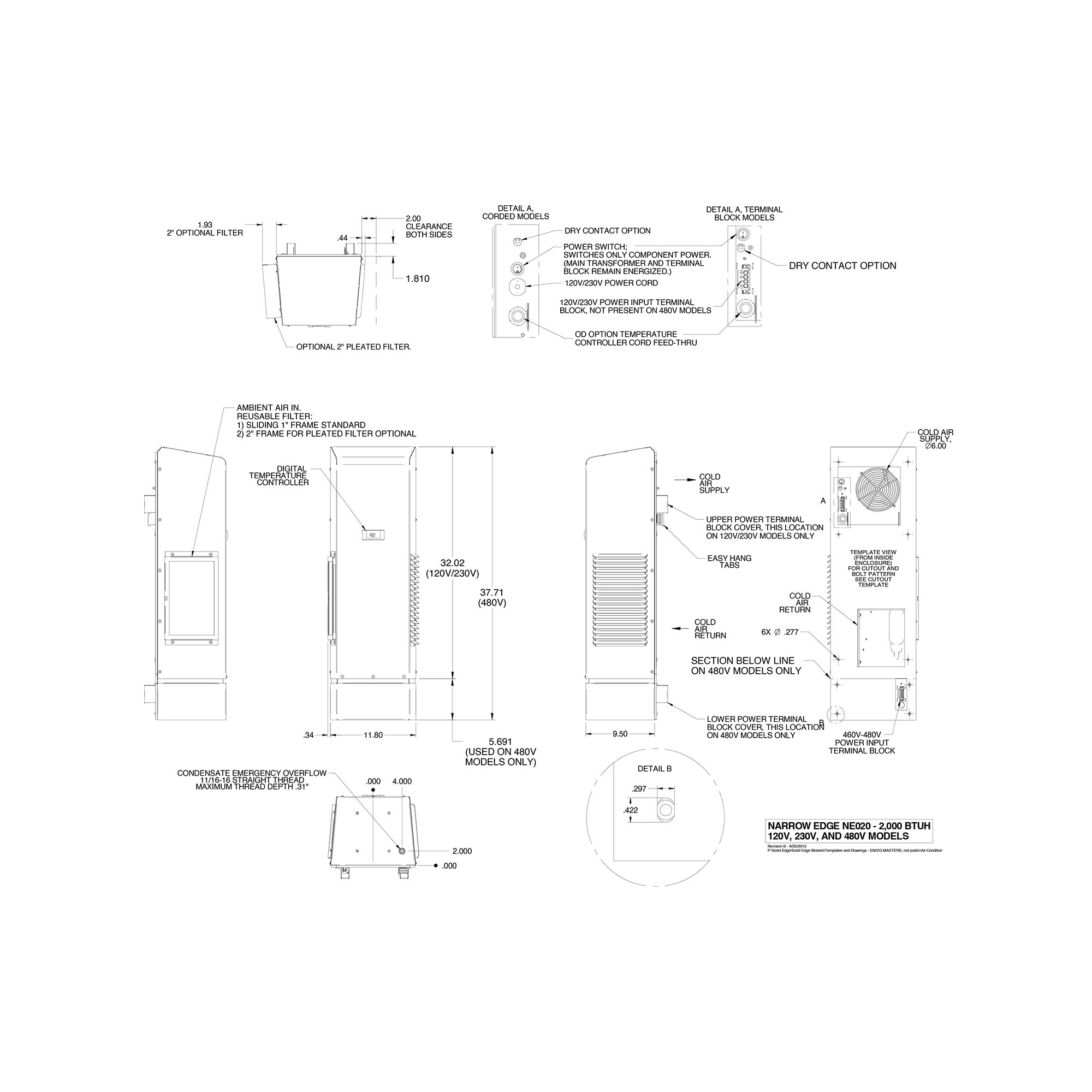 Technical drawing or blueprint of a mechanical system with labeled components and dimensions.