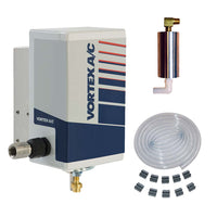 Vortex A/C air conditioning system kit with components on a white background.