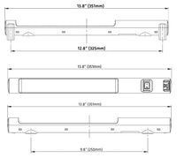 Black on white technical drawing with labels and measurements.