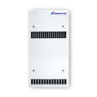 White electronic device with Cosmotec logo on a white background