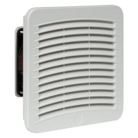 White wall-mounted vent on a white background.