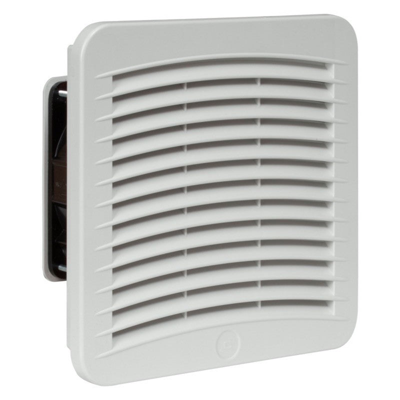 White wall-mounted vent on a white background.