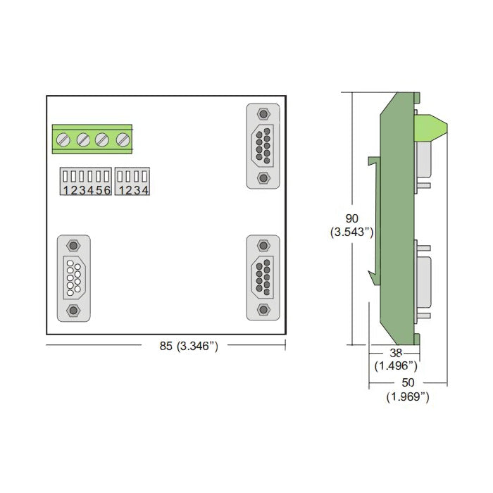 Motrona GV204 Pulse Splitter for Incremental Encoder Signals