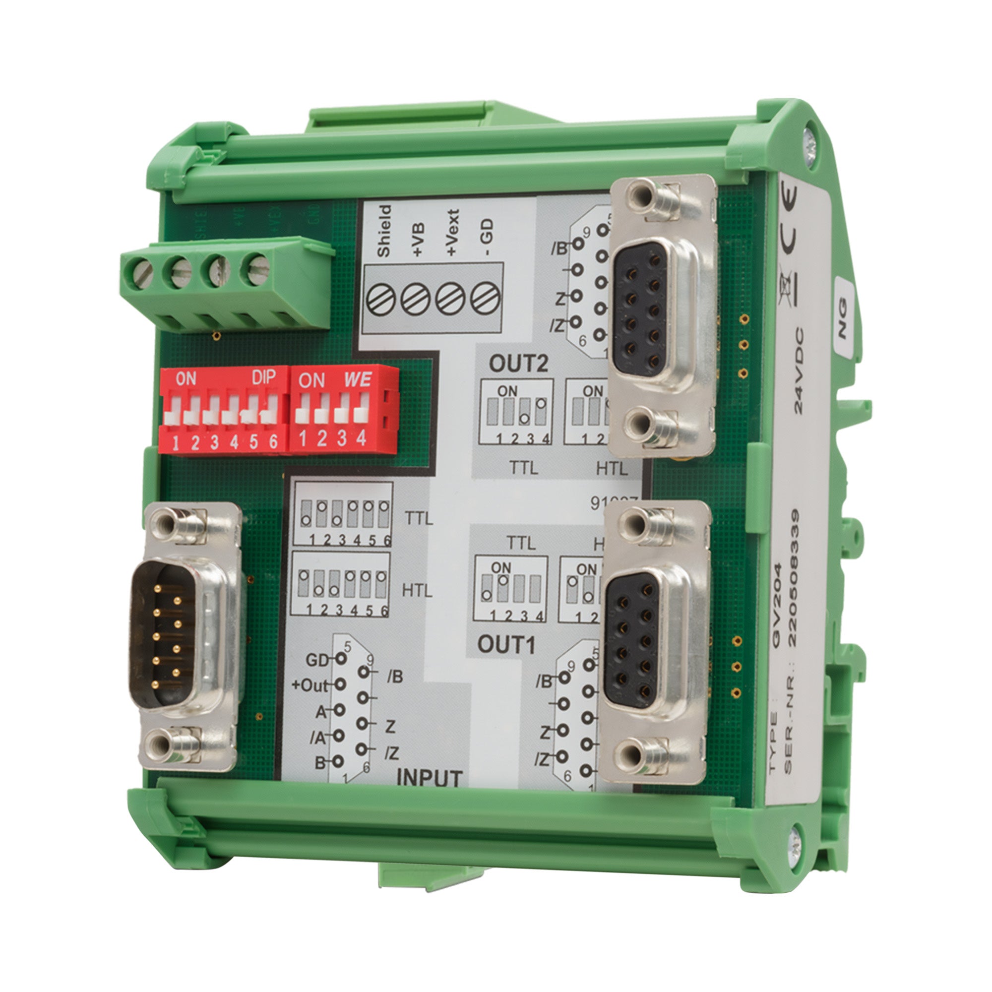 Motrona GV204 Pulse Splitter for Incremental Encoder Signals
