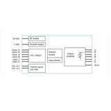 Motrona IT210  DIN Rail Mount Level Converter Directional Decoder and Programmable Pulse Divider