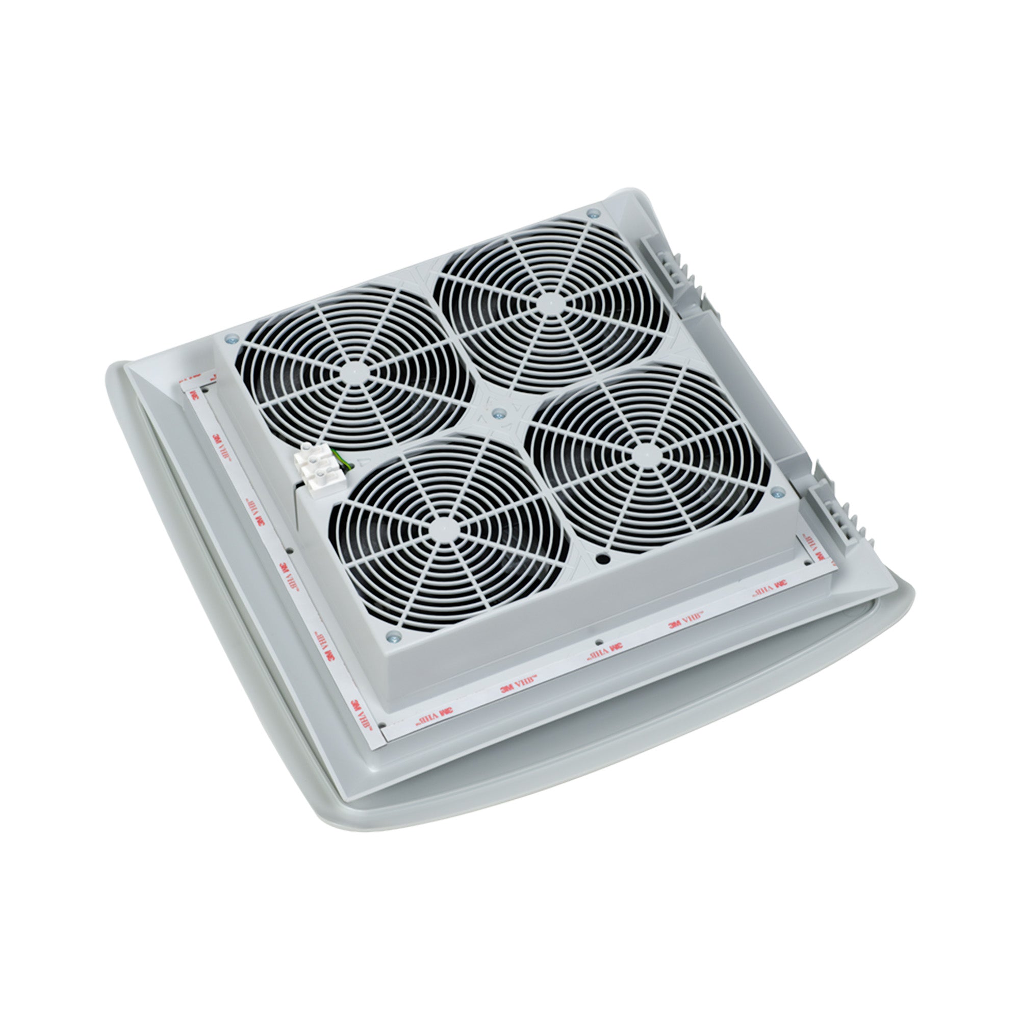 High Efficiency Roof Top Mount Enclosure Filter Fan  115V and 230V A/C 200 to 1000 CFM