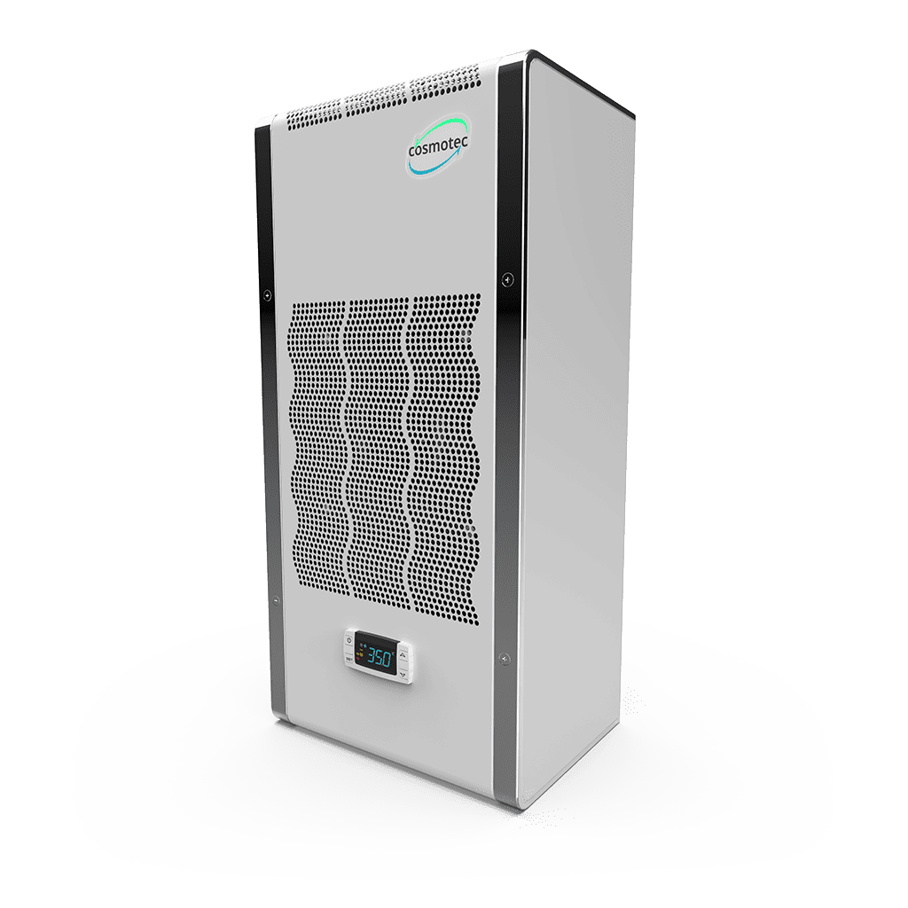 Cosmatoc air purifier on a white background
