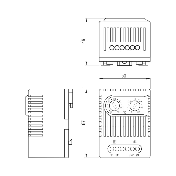 ZR011 Dual Thermostat