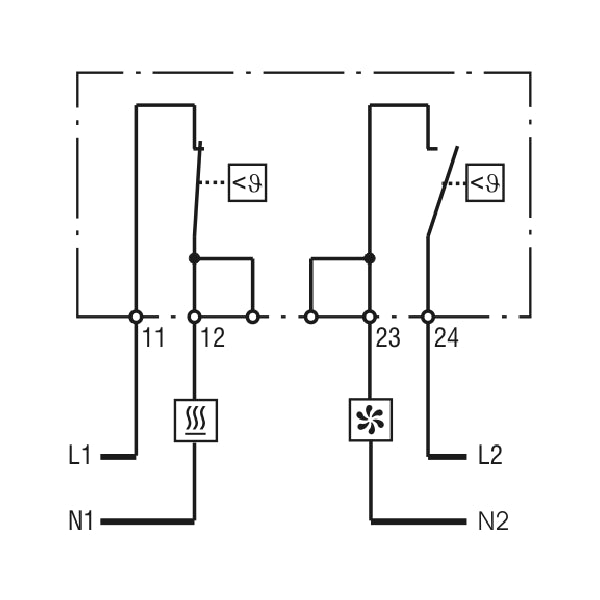 ZR011 Dual Thermostat